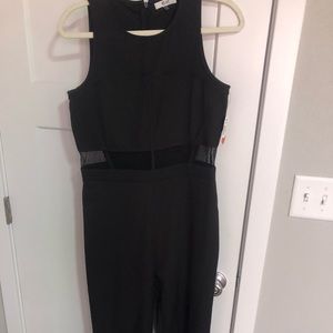 Black cocktail jumpsuit